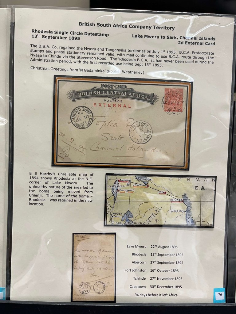 The Early Postal History of British Central Africa | Northwich Philatelic Society November 2025