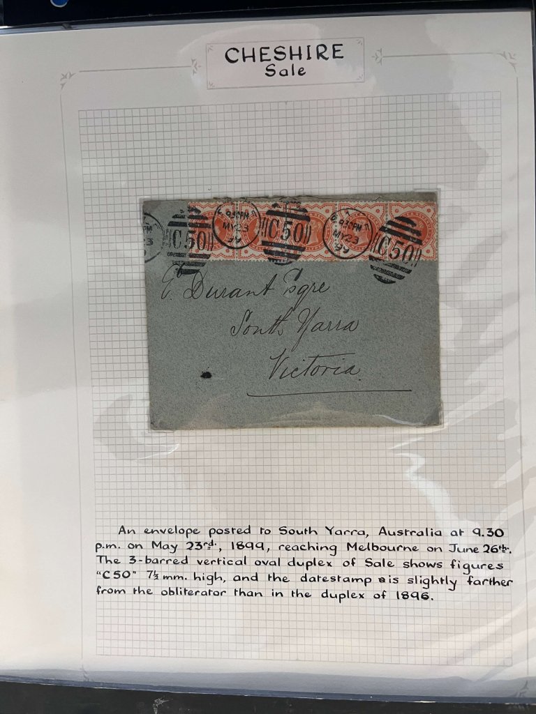 The Postal History of Sale and Jamaican Parish cancels | Northwich Philatelic Society