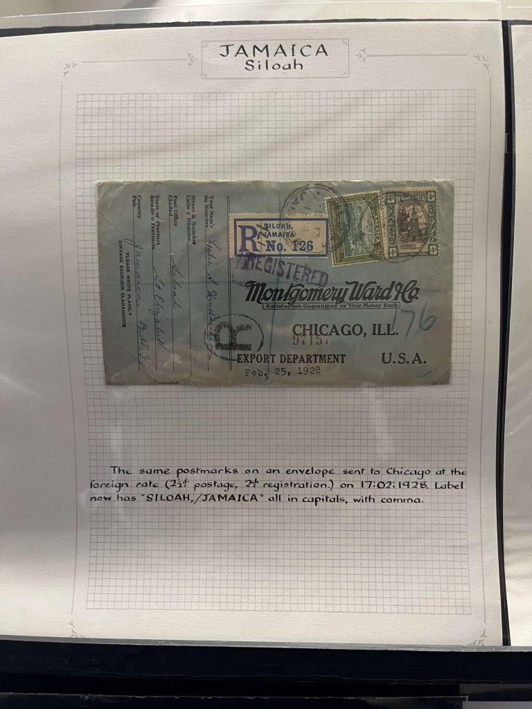 The Postal History of Sale and Jamaican Parish cancels | Northwich Philatelic Society