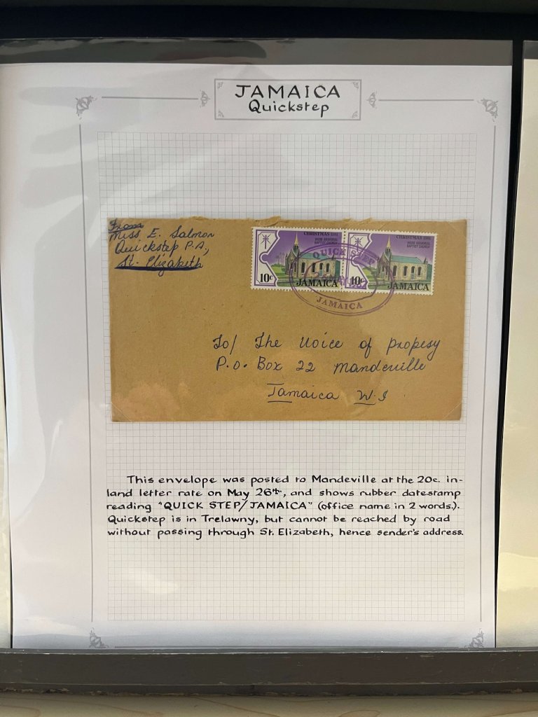 The Postal History of Sale and Jamaican Parish cancels | Northwich Philatelic Society