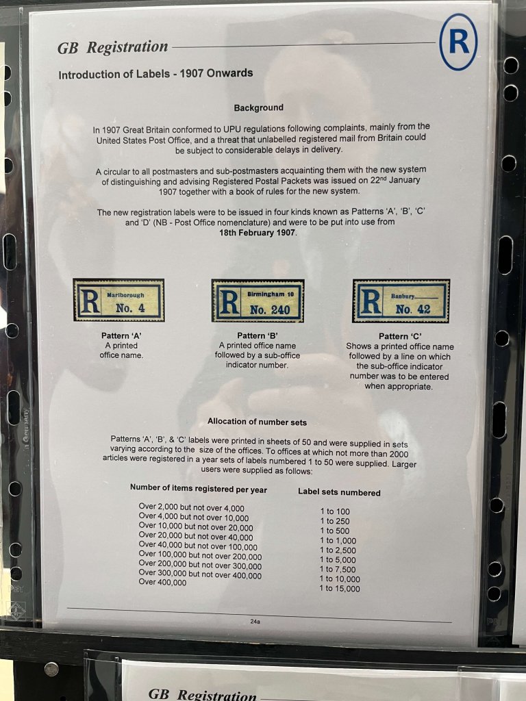 G.B. Registered Mail | Northwich Philatelic Society