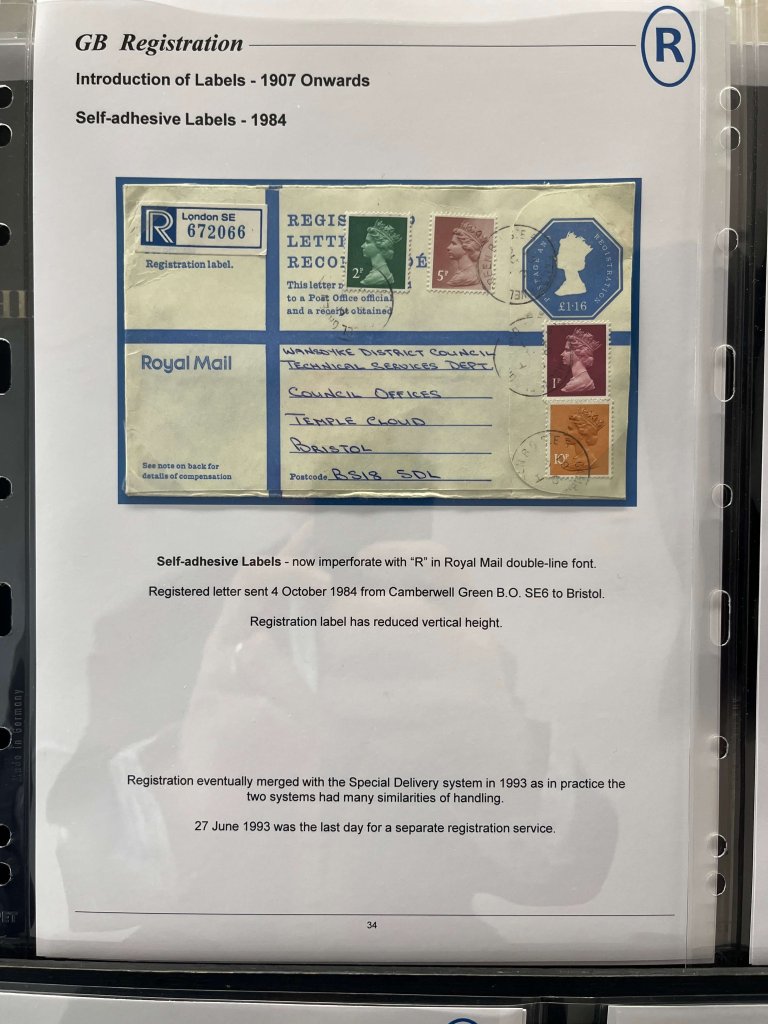 G.B. Registered Mail | Northwich Philatelic Society