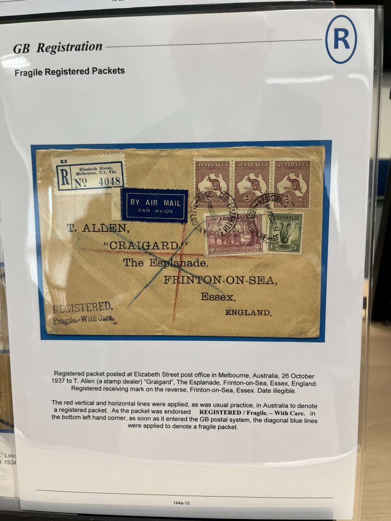 G.B. Registered Mail | Northwich Philatelic Society