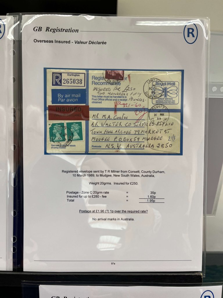 G.B. Registered Mail | Northwich Philatelic Society