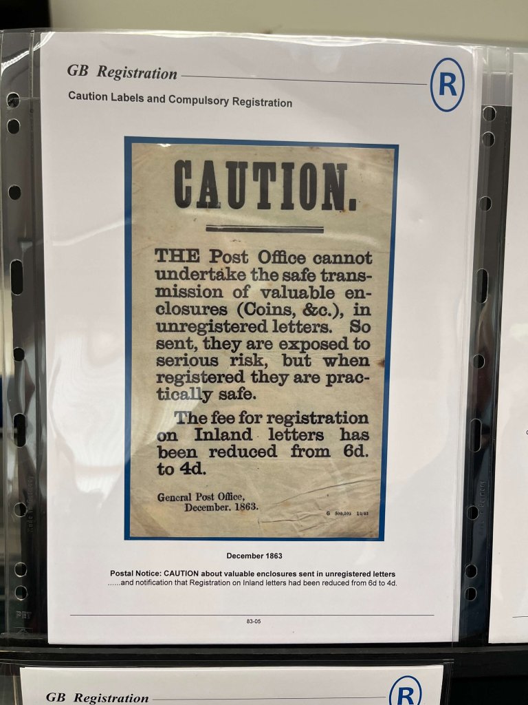 G.B. Registered Mail | Northwich Philatelic Society